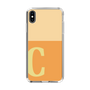 Slim Protection Case［ Original - initial two tone - C orange ］