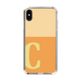 Slim Protection Case［ Original - initial two tone - C orange ］