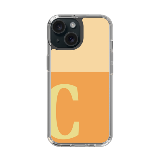 Slim Protection Case［ Original - initial two tone - C orange ］