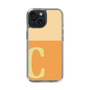 Slim Protection Case［ Original - initial two tone - C orange ］