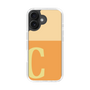 Slim Protection Case［ オリジナル - initial two tone - C orange ］