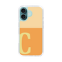 Slim Protection Case［ オリジナル - initial two tone - C orange ］