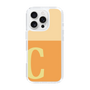 Slim Protection Case［ オリジナル - initial two tone - C orange ］