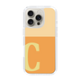 Slim Protection Case［ オリジナル - initial two tone - C orange ］