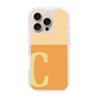Slim Protection Case［ オリジナル - initial two tone - C orange ］