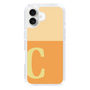 Slim Protection Case［ オリジナル - initial two tone - C orange ］
