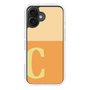 Slim Protection Case［ オリジナル - initial two tone - C orange ］