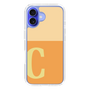 Slim Protection Case［ オリジナル - initial two tone - C orange ］