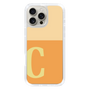 Slim Protection Case［ オリジナル - initial two tone - C orange ］