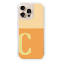 Slim Protection Case［ オリジナル - initial two tone - C orange ］