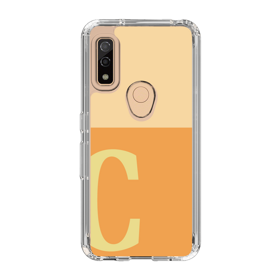 Slim Protection Case［ Original - initial two tone - C orange ］