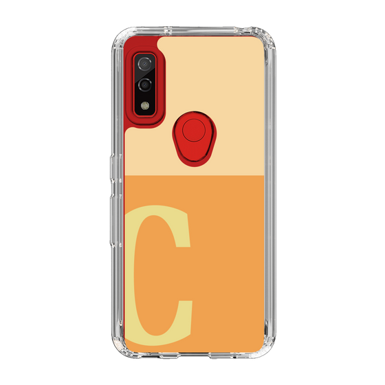 Slim Protection Case［ Original - initial two tone - C orange ］