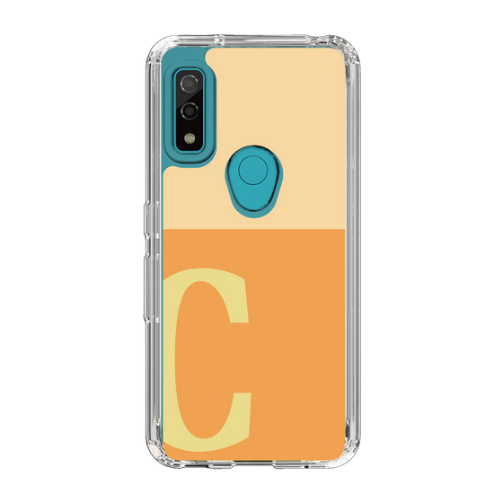 Slim Protection Case［ Original - initial two tone - C orange ］