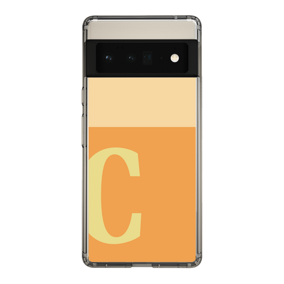 Slim Protection Case［ Original - initial two tone - C orange ］