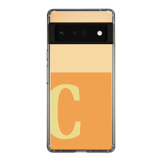 Slim Protection Case［ Original - initial two tone - C orange ］