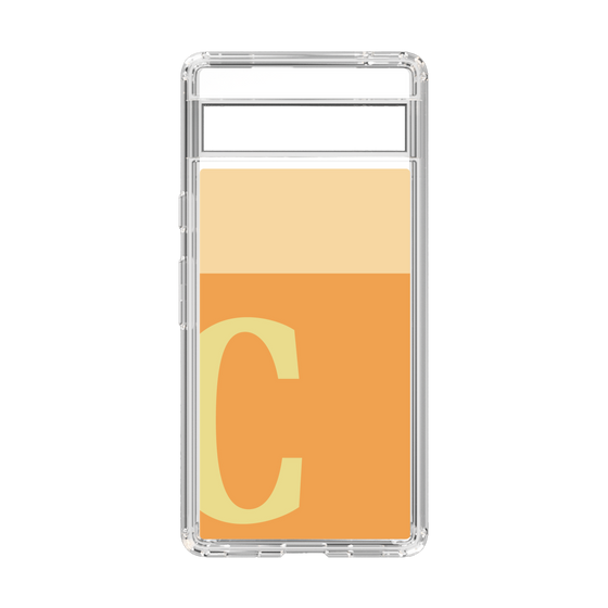 Slim Protection Case［ Original - initial two tone - C orange ］