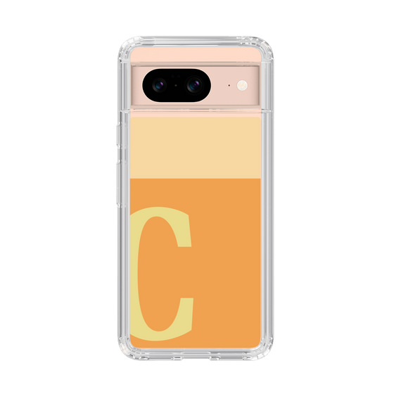 Slim Protection Case［ Original - initial two tone - C orange ］
