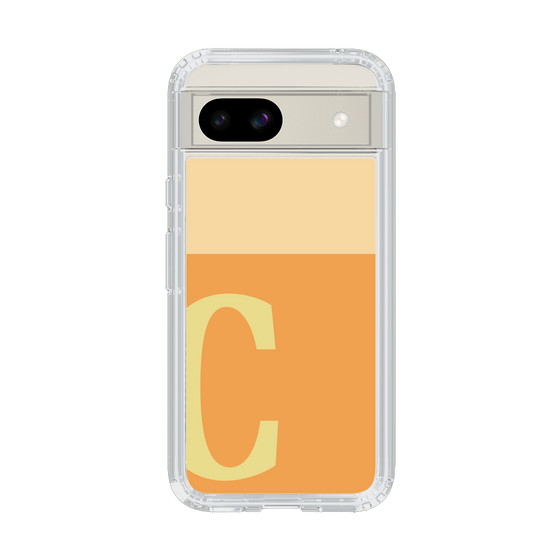 Slim Protection Case［ Original - initial two tone - C orange ］