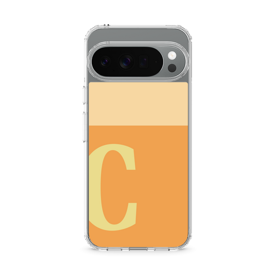 Slim Protection Case［ Original - initial two tone - C orange ］