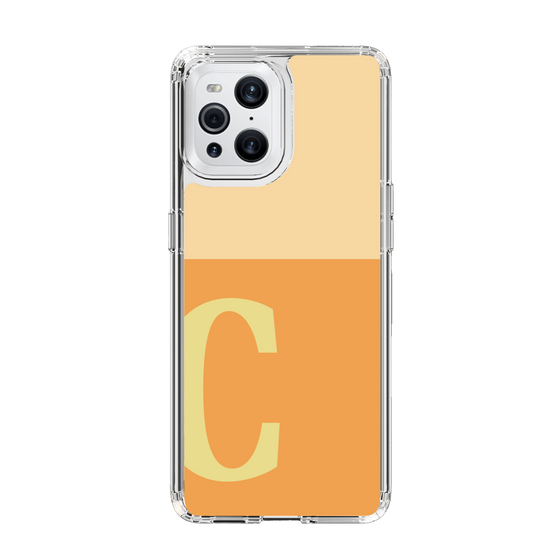 Slim Protection Case［ Original - initial two tone - C orange ］