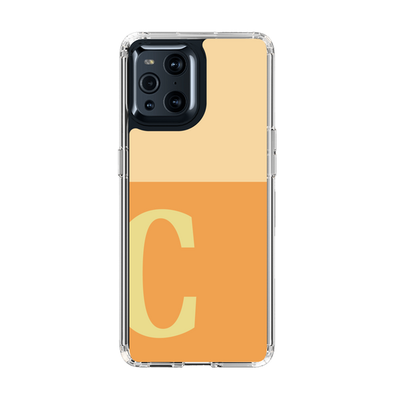 Slim Protection Case［ Original - initial two tone - C orange ］