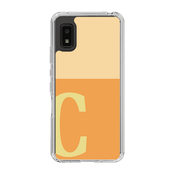 Slim Protection Case［ Original - initial two tone - C orange ］