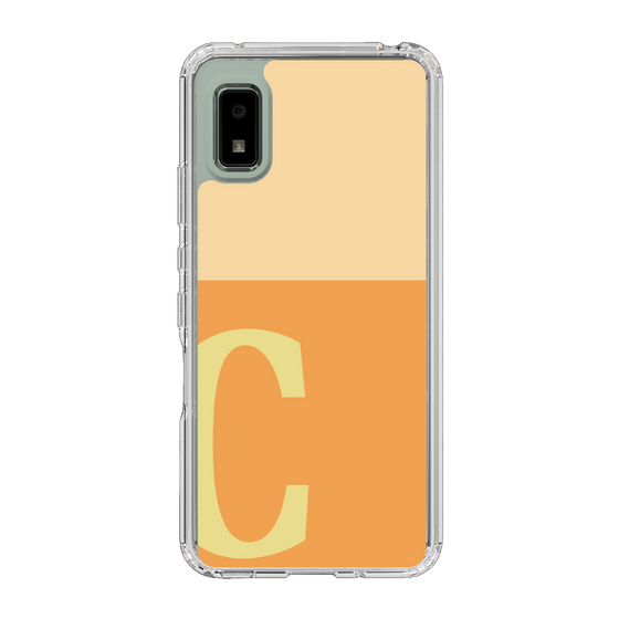Slim Protection Case［ Original - initial two tone - C orange ］