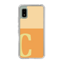 Slim Protection Case［ Original - initial two tone - C orange ］