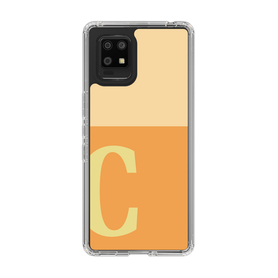 Slim Protection Case［ Original - initial two tone - C orange ］