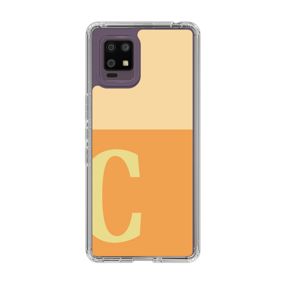 Slim Protection Case［ Original - initial two tone - C orange ］