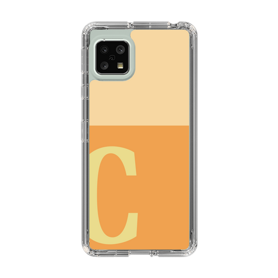 Slim Protection Case［ Original - initial two tone - C orange ］