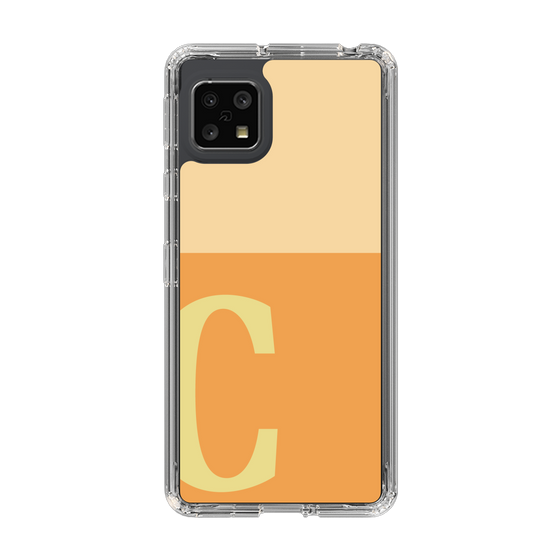 Slim Protection Case［ Original - initial two tone - C orange ］