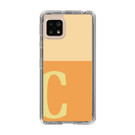 Slim Protection Case［ Original - initial two tone - C orange ］