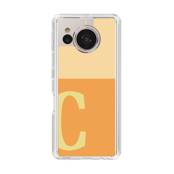Slim Protection Case［ Original - initial two tone - C orange ］