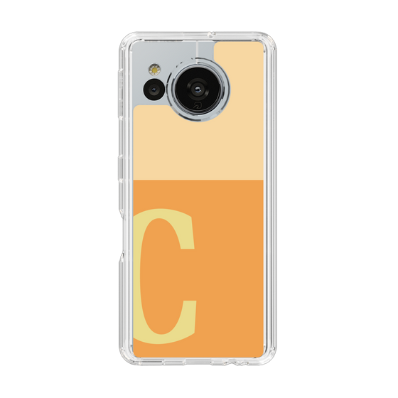Slim Protection Case［ Original - initial two tone - C orange ］