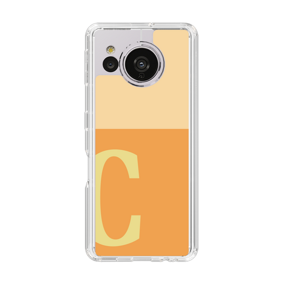 Slim Protection Case［ Original - initial two tone - C orange ］