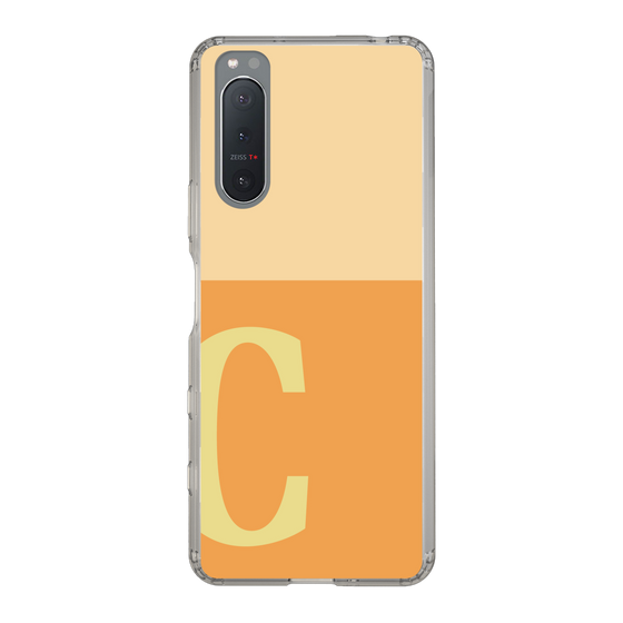 Slim Protection Case［ Original - initial two tone - C orange ］