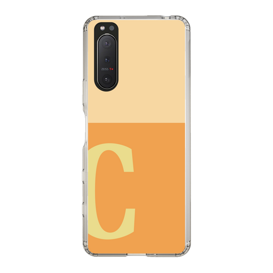 Slim Protection Case［ Original - initial two tone - C orange ］