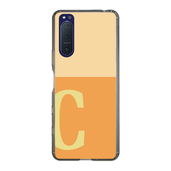 Slim Protection Case［ Original - initial two tone - C orange ］