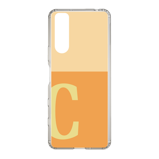 Slim Protection Case［ Original - initial two tone - C orange ］