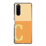 Slim Protection Case［ Original - initial two tone - C orange ］