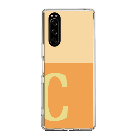 Slim Protection Case［ Original - initial two tone - C orange ］