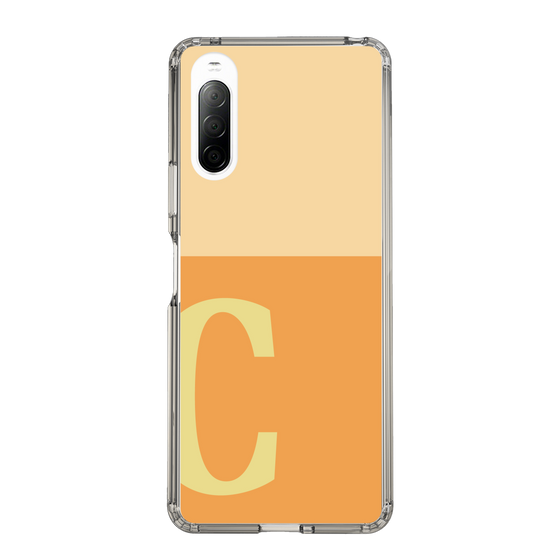 Slim Protection Case［ Original - initial two tone - C orange ］