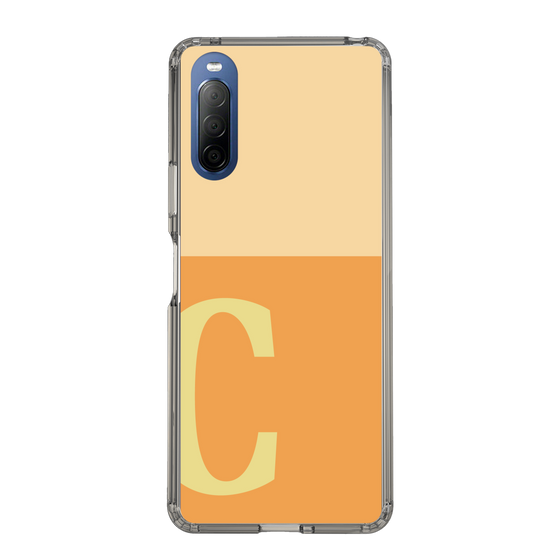 Slim Protection Case［ Original - initial two tone - C orange ］