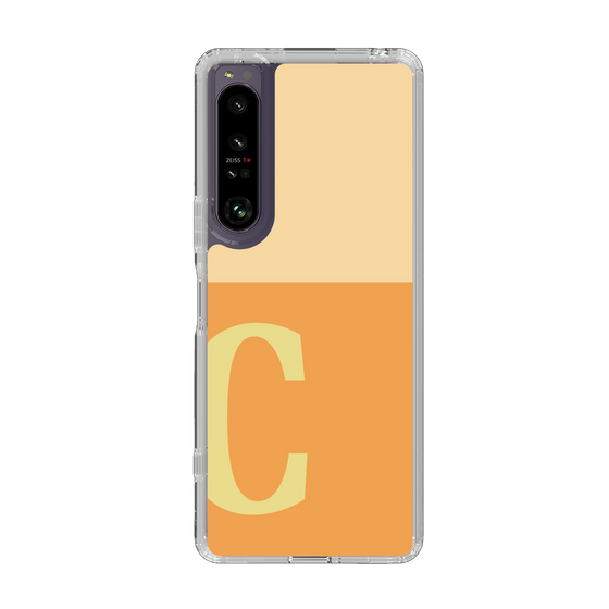 Slim Protection Case［ Original - initial two tone - C orange ］