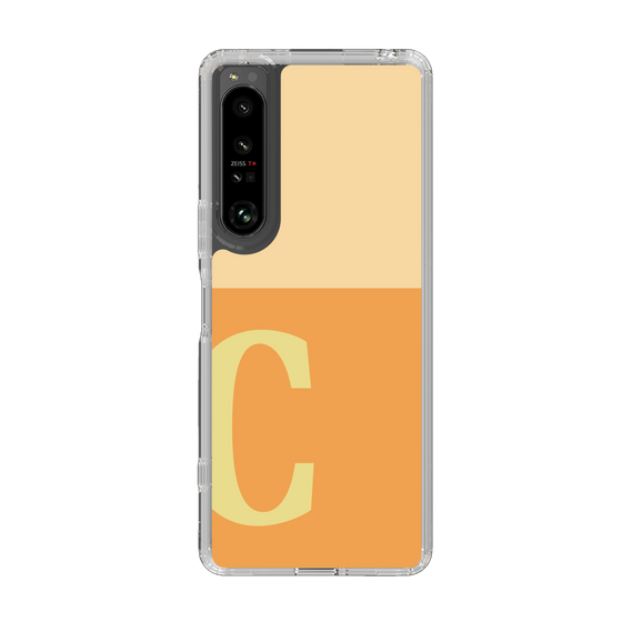 Slim Protection Case［ Original - initial two tone - C orange ］