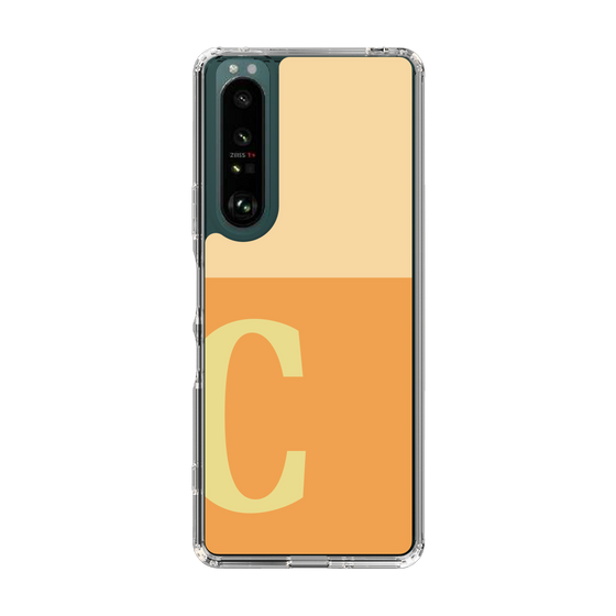 Slim Protection Case［ Original - initial two tone - C orange ］