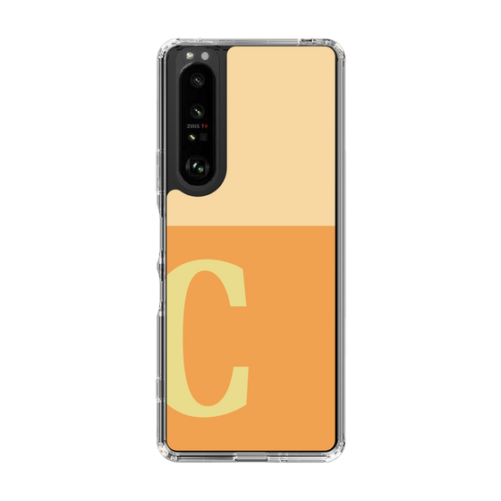 Slim Protection Case［ Original - initial two tone - C orange ］