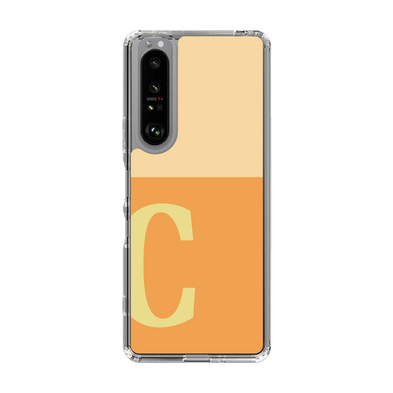Slim Protection Case［ Original - initial two tone - C orange ］