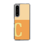 Slim Protection Case［ Original - initial two tone - C orange ］